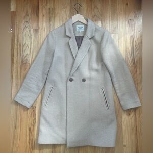 Twenty seven names wool herringbone peacoat - made in New Zealand!